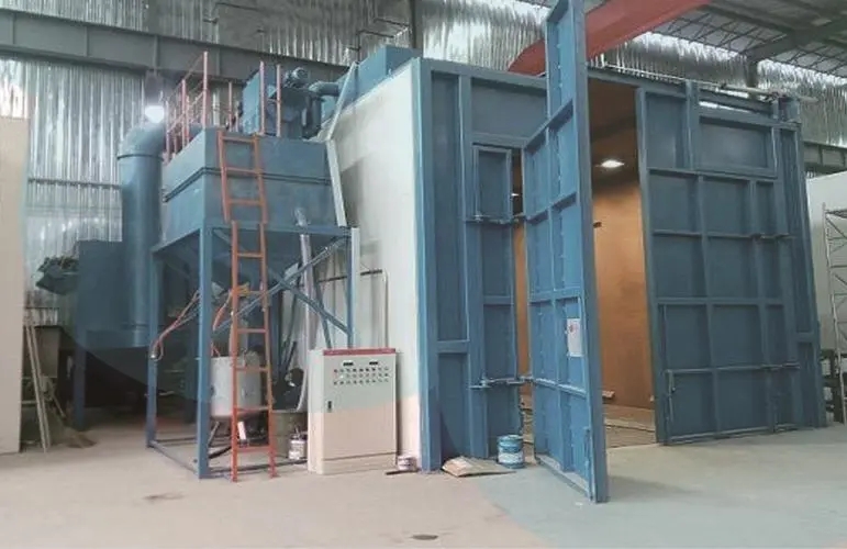 機械自動回收噴砂房 機械自動回收噴砂房
